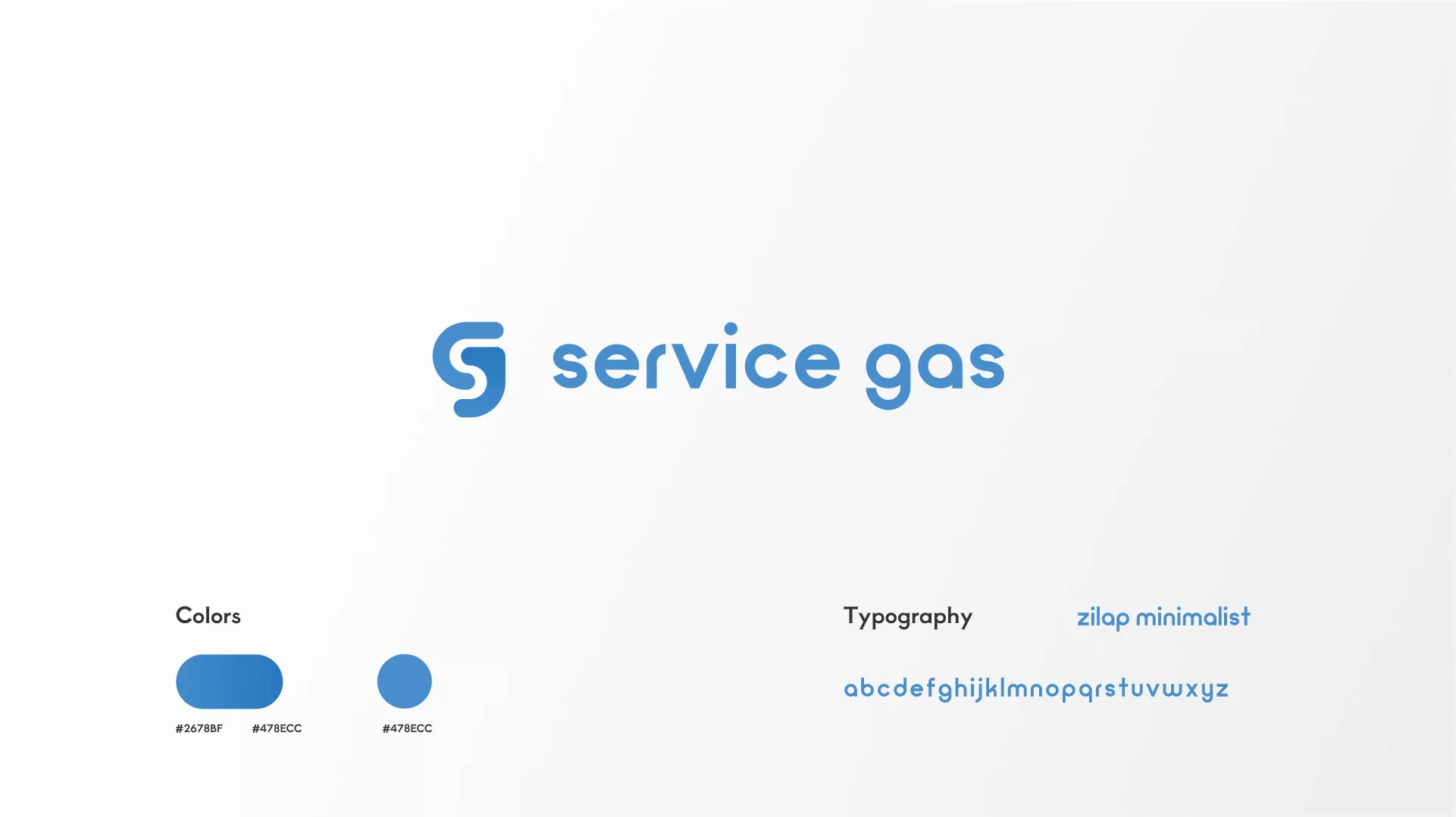 Разработка логотипа газовой компании «Сервис газ» в Кировграде